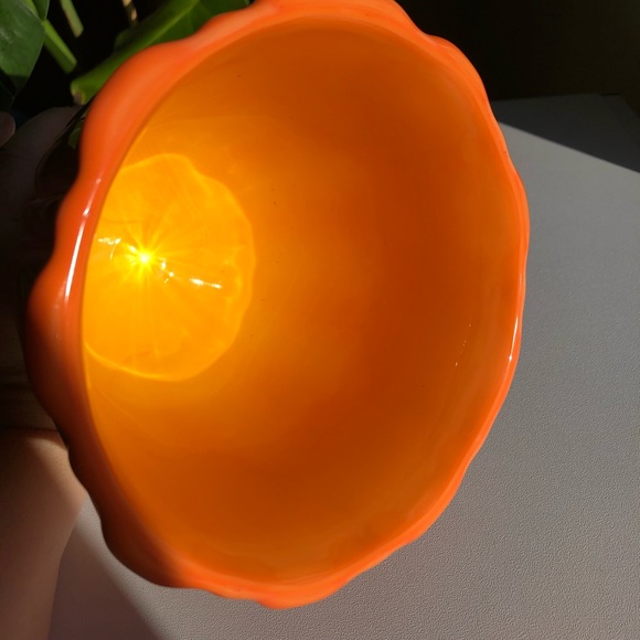 LE SMITH Glass Bittersweet Orange Covered Compote - Picture 10 of 15